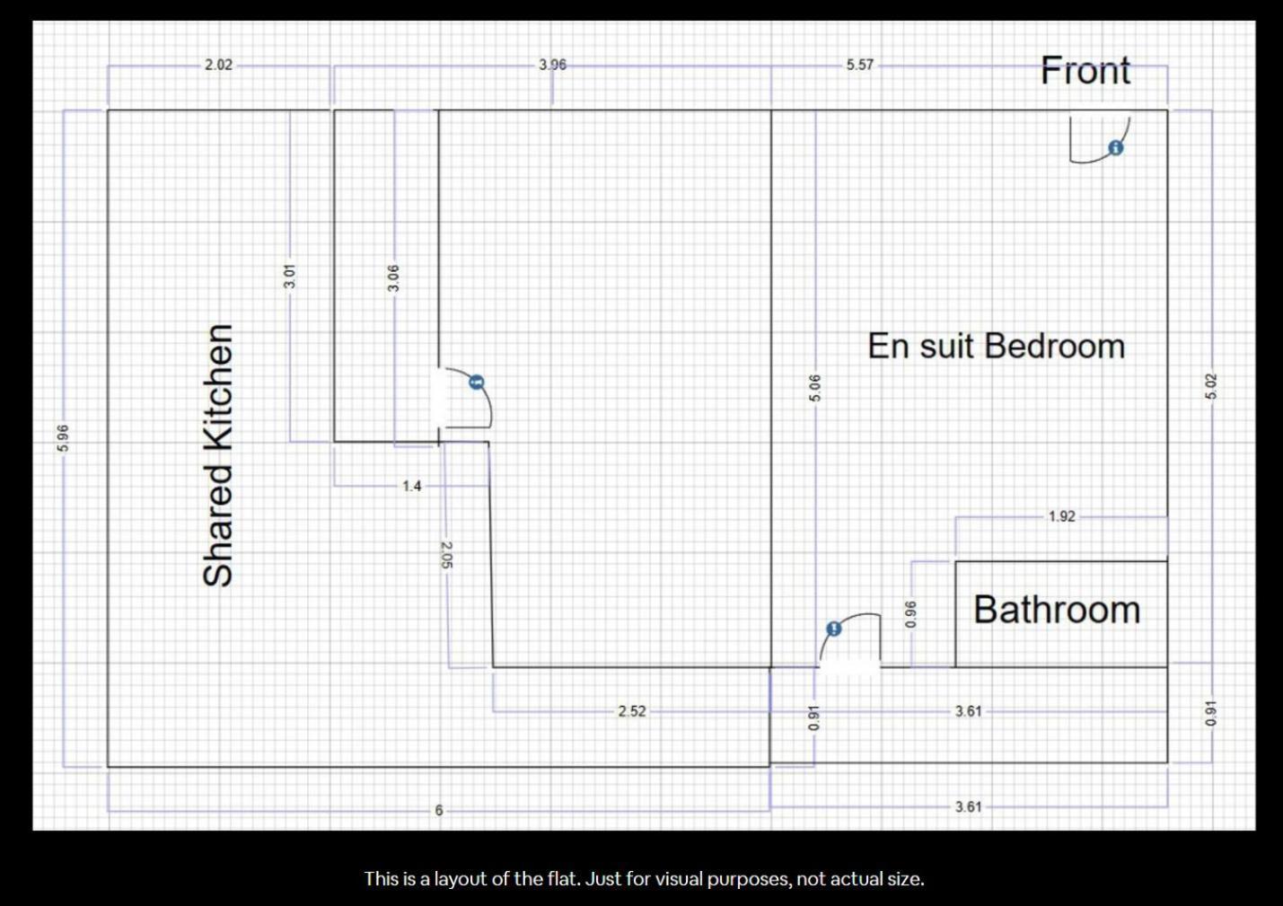 Spacious Double Bedroom With Private Toilet And Shared Kitchen With On Premesis Parking Олдбери Экстерьер фото